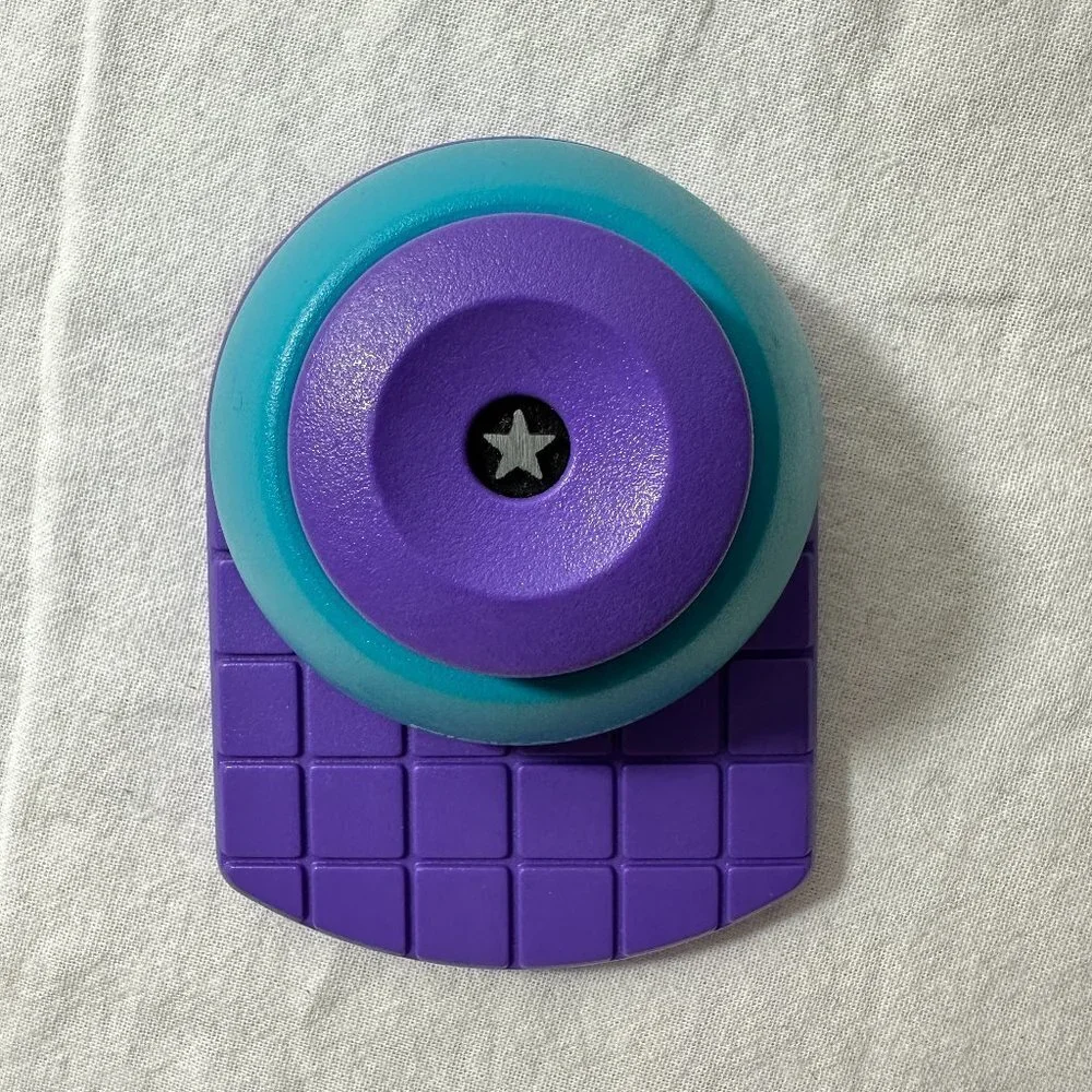 Paper Press and Punch Interchangeable Base with Star Punch